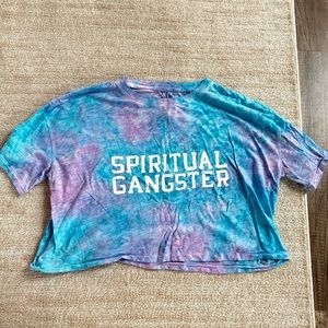 SPIRITUAL GANGSTER crop tee